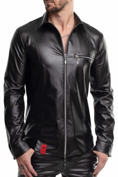 Herreskjorte i wetlook RMPas fra Regnes Fetish Planet