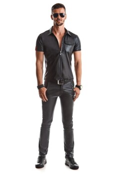 Herreskjorte i wetlook RMEmil fra Regnes Fetish Planet