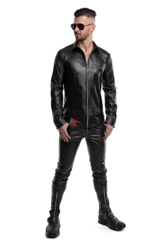 Herreskjorte i wetlook RMNat fra Regnes Fetish Planet