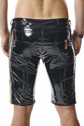 Herre bermuda i PVC RMUmb fra Regnes Fetish Planet