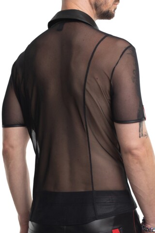 Herre skjorte RMUgo fra Regnes Fetish Planet i gennemsigtigt mesh