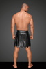 Nederdel H053 fra Noir Handmade til mænd i Eco læder med "Lak" PVC pynt