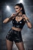 Shorts DAlida fra Demoniq i wetlook.